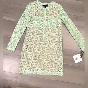 Victoria Beckham for Target - mint green lace dress